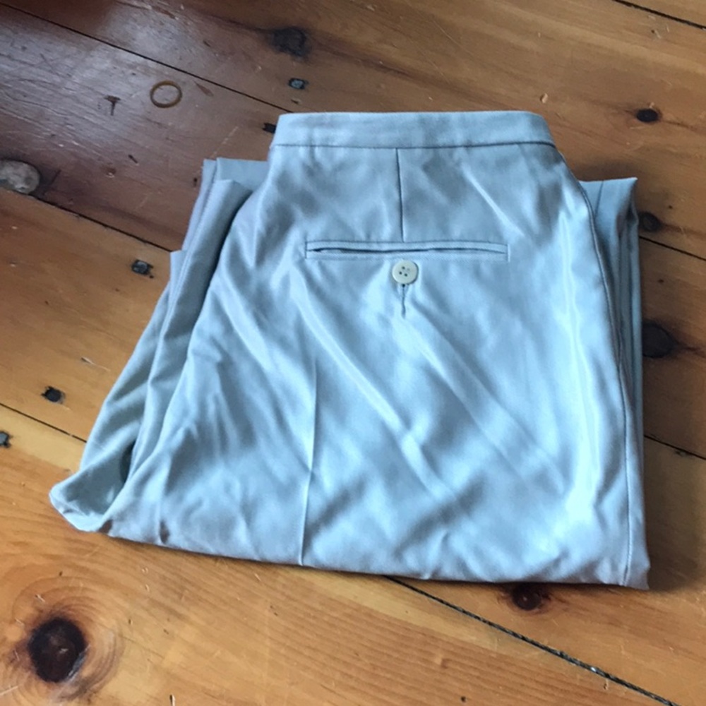 Giorgio Armani Wool/Silk Silver Dress Pants